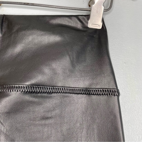 SOLD Bagatelle Faux Leather Leggings Women’s XS Full Length Black Vegan - Picture 8 of 15